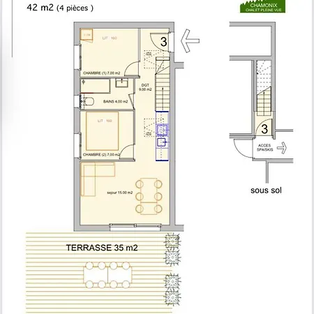 Pleine Vue&spa Apartment *